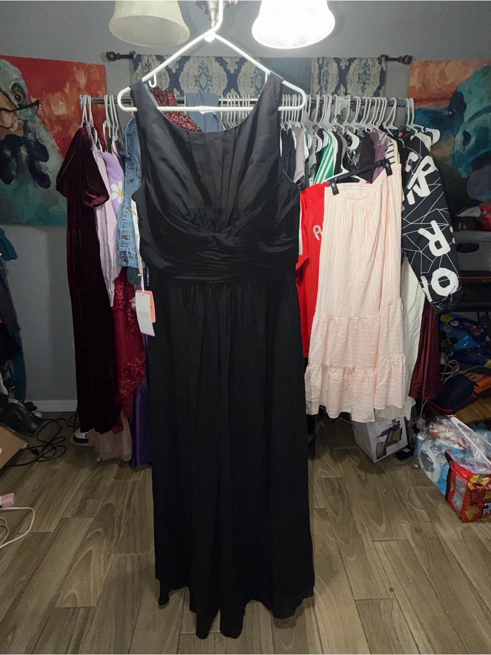 JJs House Black Sleeveless Maxi Dress